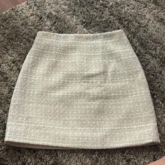Mossman Ivory Tweed Skirt - Picture 1 of 3